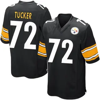 Pittsburgh Steelers Youth Jordan Tucker Game Team Color Jersey - Black
