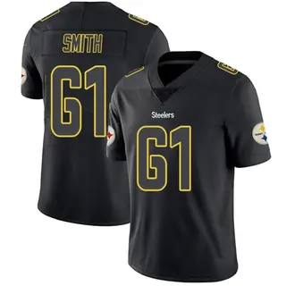 Pittsburgh Steelers Youth Lecitus Smith Limited Jersey - Black Impact