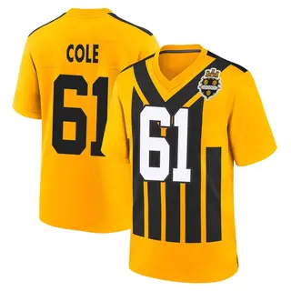 Pittsburgh Steelers Youth Mason Cole Game Alternate 1933 Throwback Jersey - Gold