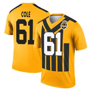 Pittsburgh Steelers Youth Mason Cole Legend Alternate 1933 Throwback Performance Jersey - Gold