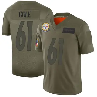 Pittsburgh Steelers Youth Mason Cole Limited 2019 Salute to Service Jersey - Camo