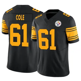 Pittsburgh Steelers Youth Mason Cole Limited 2nd Alternate Vapor F.U.S.E. Jersey - Black