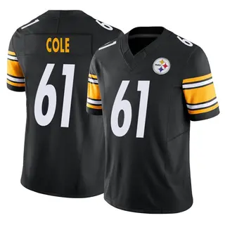 Pittsburgh Steelers Youth Mason Cole Limited Vapor F.U.S.E. Jersey - Black