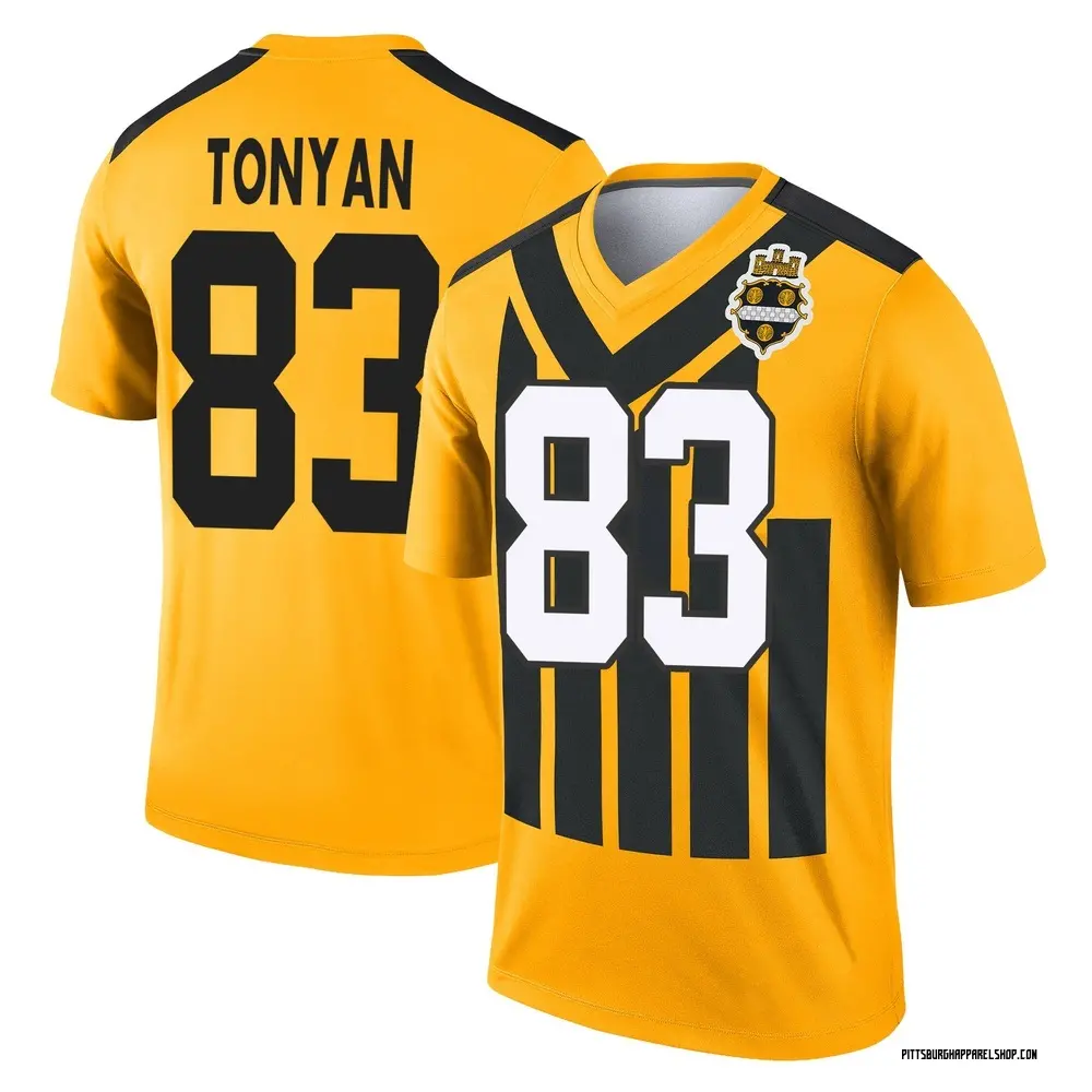 Pittsburgh Steelers Youth Robert Tonyan Legend Alternate 1933 Throwback Performance Jersey - Gold