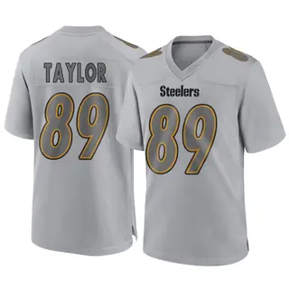 Pittsburgh Steelers Youth Roc Taylor Game Atmosphere Fashion Jersey - Gray