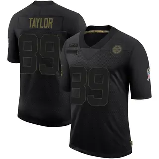 Pittsburgh Steelers Youth Roc Taylor Limited 2020 Salute To Service Jersey - Black