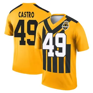 Pittsburgh Steelers Youth Sebastian Castro Legend Alternate 1933 Throwback Performance Jersey - Gold