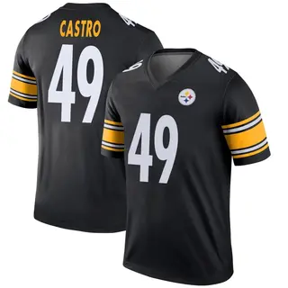 Pittsburgh Steelers Youth Sebastian Castro Legend Jersey - Black