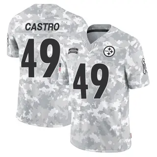 Pittsburgh Steelers Youth Sebastian Castro Limited 2024 Salute to Service Jersey - Arctic Camo