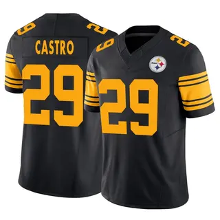 Pittsburgh Steelers Youth Sebastian Castro Limited 2nd Alternate Vapor F.U.S.E. Jersey - Black