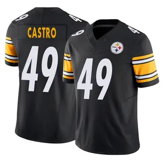 Pittsburgh Steelers Youth Sebastian Castro Limited Vapor F.U.S.E. Jersey - Black