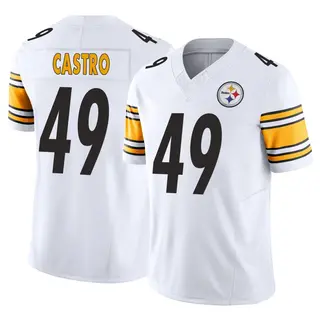 Pittsburgh Steelers Youth Sebastian Castro Limited Vapor F.U.S.E. Jersey - White