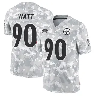 Pittsburgh Steelers Youth T.J. Watt Limited 2024 Salute to Service Jersey - Arctic Camo