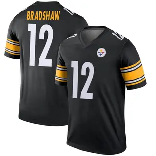 Pittsburgh Steelers Youth Terry Bradshaw Legend Jersey - Black