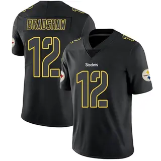 Pittsburgh Steelers Youth Terry Bradshaw Limited Jersey - Black Impact