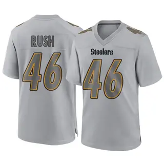 Pittsburgh Steelers Youth Thomas Rush Game Atmosphere Fashion Jersey - Gray