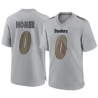 Pittsburgh Steelers Youth Travis Homer Game Atmosphere Fashion Jersey - Gray