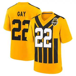 Pittsburgh Steelers Youth William Gay Game Alternate 1933 Throwback Jersey - Gold