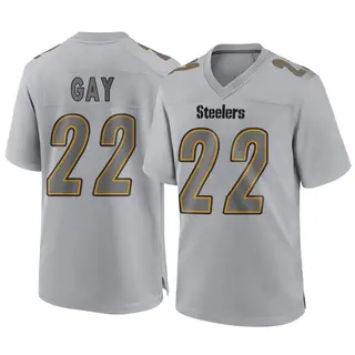 Pittsburgh Steelers Youth William Gay Game Atmosphere Fashion Jersey - Gray