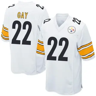 Pittsburgh Steelers Youth William Gay Game Jersey - White