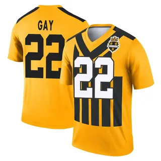 Pittsburgh Steelers Youth William Gay Legend Alternate 1933 Throwback Performance Jersey - Gold