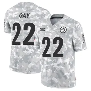 Pittsburgh Steelers Youth William Gay Limited 2024 Salute to Service Jersey - Arctic Camo