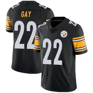 Pittsburgh Steelers Youth William Gay Limited Team Color Vapor Untouchable Jersey - Black