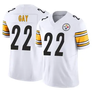 Pittsburgh Steelers Youth William Gay Limited Vapor F.U.S.E. Jersey - White